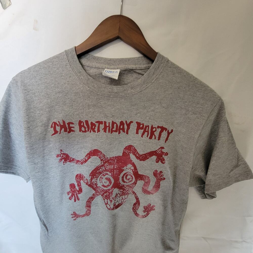 the Birthday Party  band t shirt  size small sport gray